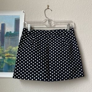 Zara polka dot mini skirt (skort), size M